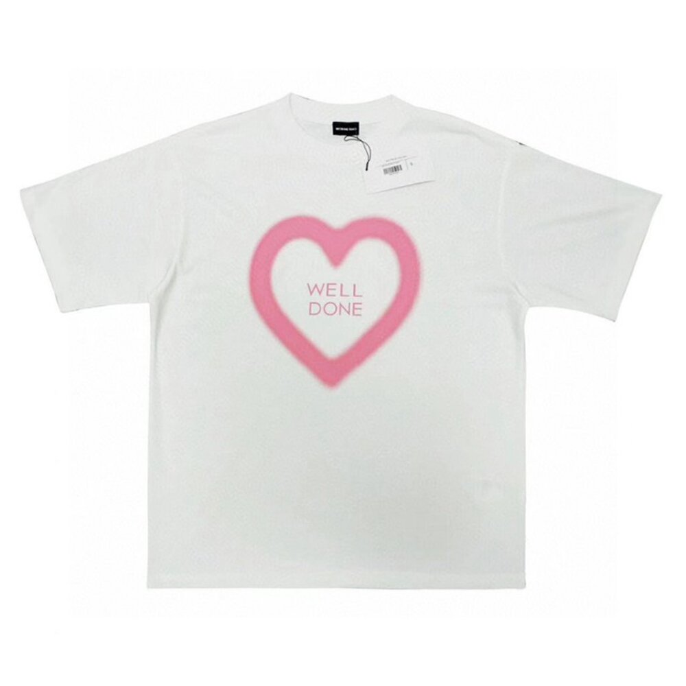 We11done Unreal Love White Short Sleeve